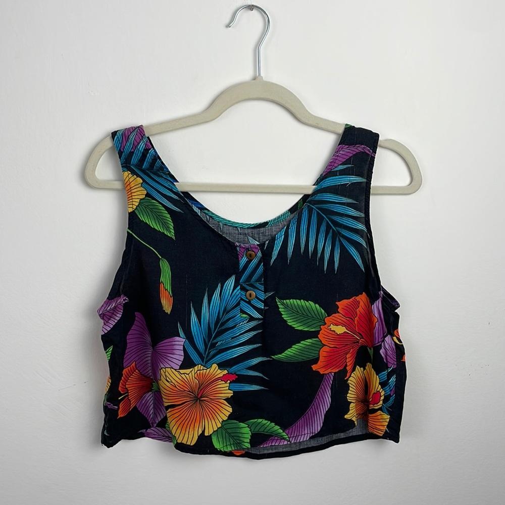 Tropical crop top